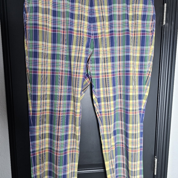 RLX By Ralph Lauren Plaid Multicolor Men's Pants Size 42 X 30 - Picture 4 of 7